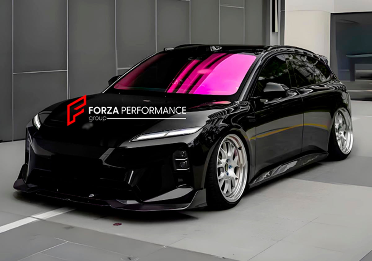 Carbon Body Kit for Nio ET5T 2023+
Set includes:

Front Lip
Side Skirts
Diffuser
Roof Spoiler
Material: Carbon (Can be made in Forged Carbon)

NOTE: Professional installation is required.