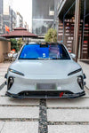 CARBON BODY KIT for NIO ET5T

Set includes:
Front Diffuser
Front Bumper Canards
Side Skirts
Rear Spoiler
Rear Diffuser

Material: Carbon fiber

NOTE: Professional installation is required

Contact us for pricing
