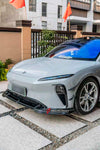 CARBON BODY KIT for NIO ET5T

Set includes:
Front Diffuser
Front Bumper Canards
Side Skirts
Rear Spoiler
Rear Diffuser

Material: Carbon fiber

NOTE: Professional installation is required

Contact us for pricing
