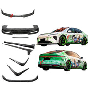 Carbon Body Kit for Nio ET7 2021+
Set includes:

Front Lip
Front Canards
Side Skirts
Diffuser
Spoiler
Material: Carbon (Can be made in Forged Carbon)

NOTE: Professional installation is required.