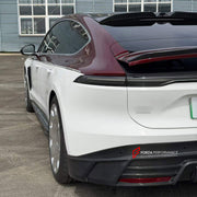 CARBON BODY KIT for NIO ET9 2025+

Set includes:
Front Lip
Front Bumper Canards
Side Skirts
Roof Spoiler
Ducktail Spoiler
Rear Diffuser

Material: Carbon

NOTE: Professional installation is required.