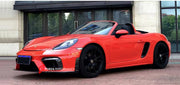 CARBON BODY KIT for PORSCHE 718 CAYMAN 2016+

Set Include:

Front Bumper
Hood / Bonnet
Side Skirts
Rear Spoiler
Rear Bumper
Rear Diffuser
Material: Carbon

Note: Professional installation is required.