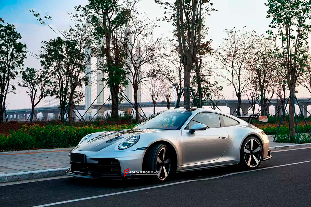 DRY CARBON AERO KIT for PORSCHE 911 992.2 CARRERA 2024+

Set includes:

Front Lip

Side Skirts
Engine Lid
Rear Duck Spoiler
Rear Diffuser

Material: Dry Carbon fiber

NOTE: Professional installation is required

* Each part can be sent separately. If you need, please contact us.
