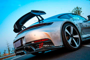 DRY CARBON AERO KIT for PORSCHE 911 992.2 CARRERA 2024+

Set includes:

Front Lip

Side Skirts
Engine Lid
Rear Duck Spoiler
Rear Diffuser

Material: Dry Carbon fiber

NOTE: Professional installation is required

* Each part can be sent separately. If you need, please contact us.