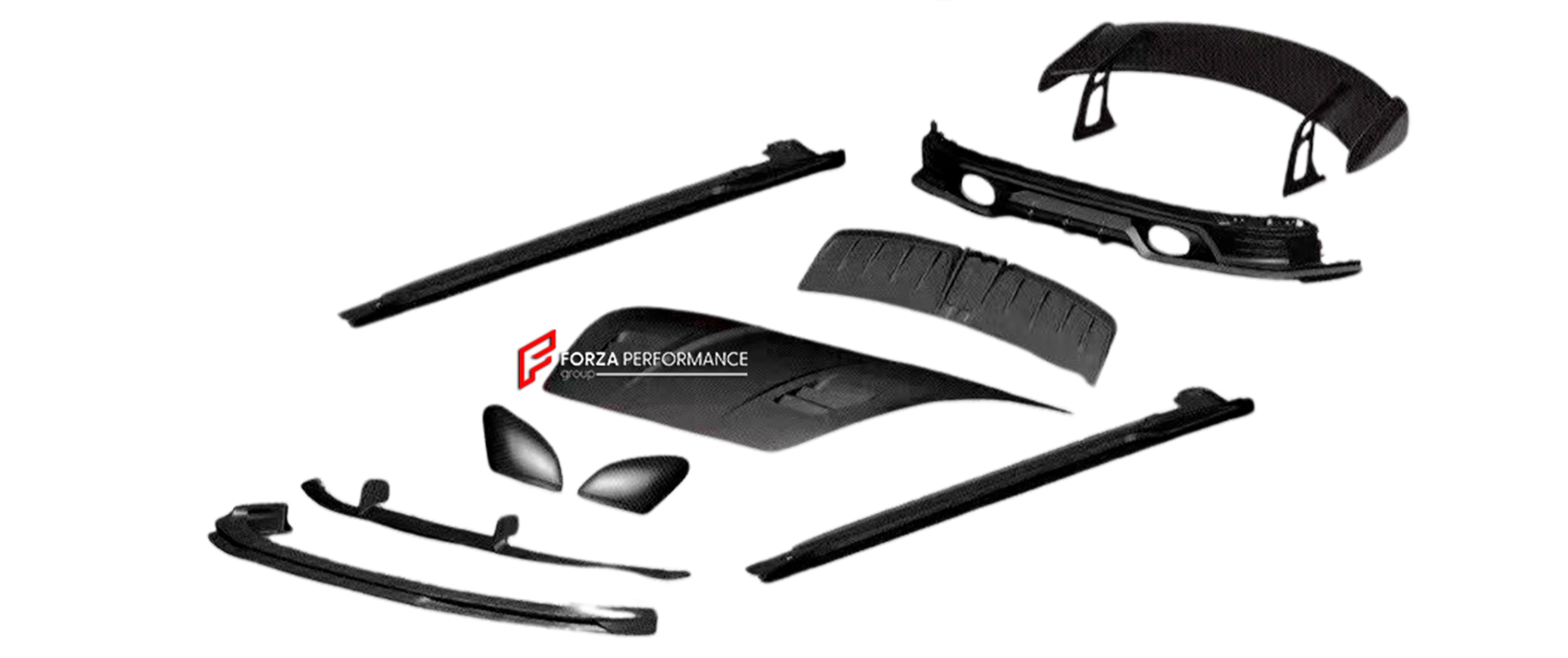 DRY CARBON REPLACEMENT FRONT LIP for PORSCHE 911 992.2 CARRERA 2025+