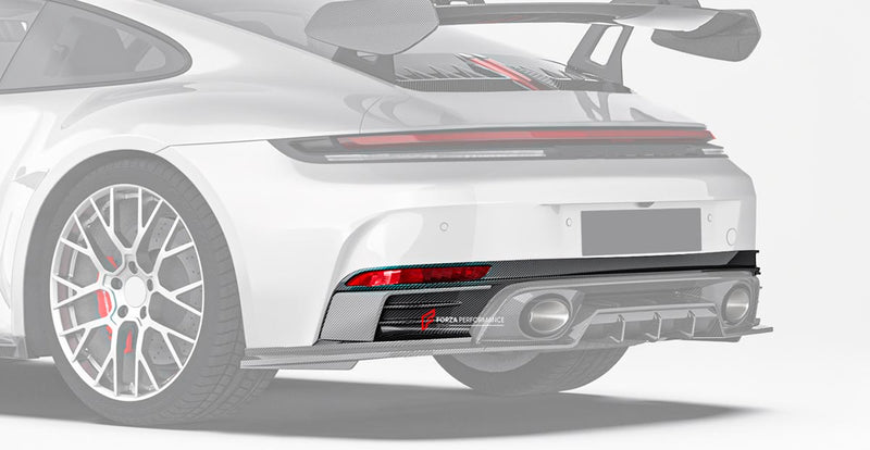 DRY CARBON REPLACEMENT UPPER REAR DIFFUSER for PORSCHE 911 992.2 CARRERA 2025+