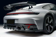 DRY CARBON AERO KIT for PORSCHE 911 992.2 CARRERA 2025+

Set includes:

Front Lip

Side Skirts
Engine Lid
Rear Duck Spoiler
Rear Diffuser

Material: Dry Carbon fiber

NOTE: Professional installation is required