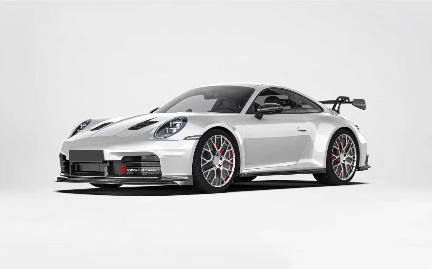 DRY CARBON REPLACEMENT FRONT LIP for PORSCHE 911 992.2 CARRERA 2025+