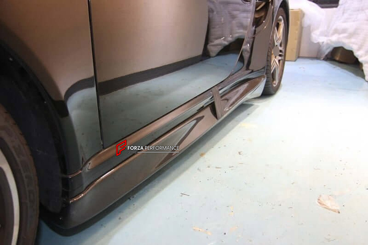 CARBON BODY KIT for Porsche 911 997 Turbo 2004 - 2013
Set includes:

Front Lip
Side Skirts
Rear Diffuser
Material: Carbon

NOTE: Professional installation is required.