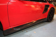Carbon Body Kit for Porsche 911 997 Turbo
Set includes:

Front Bumper
Hood Bonnet
Side Skirts
Rear Fender Air Scoop
Rear Bumper
Rear Trunk
Rear Spoiler Wing
Material: Carbon

NOTE: Professional installation is required.