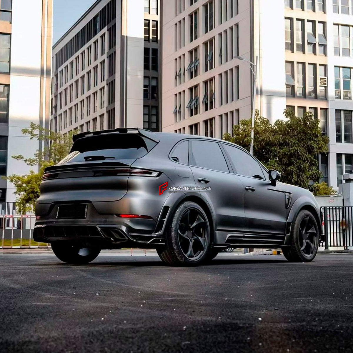 CARBON BODY KIT for Porsche Cayenne 9Y0.2 2024+
Set includes:

Front Lip
Front Bumper Fins
Hood Bonnet
Front Fenders
Front Fender Vents
Side Skirts
Rear Fenders
Roof Spoiler
Rear Diffuser
Material: Carbon

NOTE: Professional installation is required.