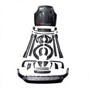 CARBON BODY KIT for Porsche Cayenne 9Y0.2 2024+
Set includes:

Front Lip
Front Bumper Fins
Hood Bonnet
Front Fenders
Front Fender Vents
Side Skirts
Rear Fenders
Roof Spoiler
Rear Diffuser
Material: Carbon

NOTE: Professional installation is required.