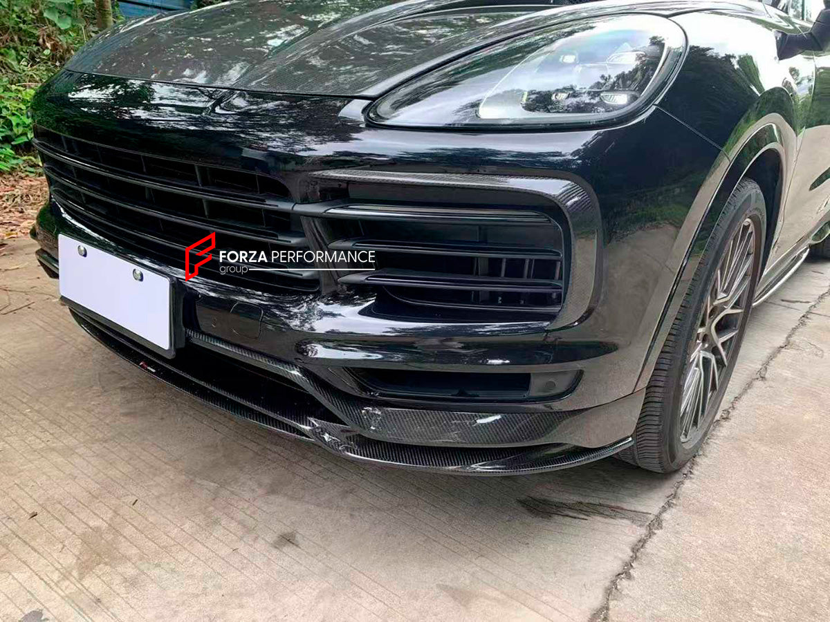 CARBON BODY KIT for PORSCHE CAYENNE 9YO 2019+

Set includes:

Front Lip

Side Skirts

Roof Spoiler
Rear Spoiler
Rear Diffuser

Material: Dry Carbon

NOTE: Professional installation is required

Contact us for pricing