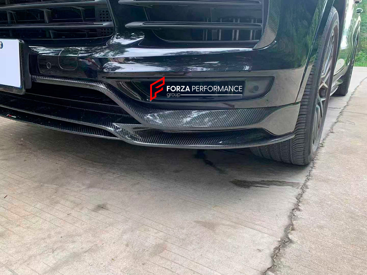 CARBON BODY KIT for PORSCHE CAYENNE 9YO 2019+

Set includes:

Front Lip

Side Skirts

Roof Spoiler
Rear Spoiler
Rear Diffuser

Material: Dry Carbon

NOTE: Professional installation is required

Contact us for pricing