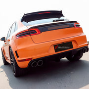 CARBON BODY KIT for Porsche Macan 95B.1 2014 - 2018
Set includes:

Front Bumper Assembly
Hood Bonnet
Front Fenders
Side Skirts
Body Side Door Moldings
Rear Fenders
Roof Spoiler
Ducktail Spoiler
Rear Bumper
Rear Diffuser
Material: Carbon

NOTE: Professional installation is required.
