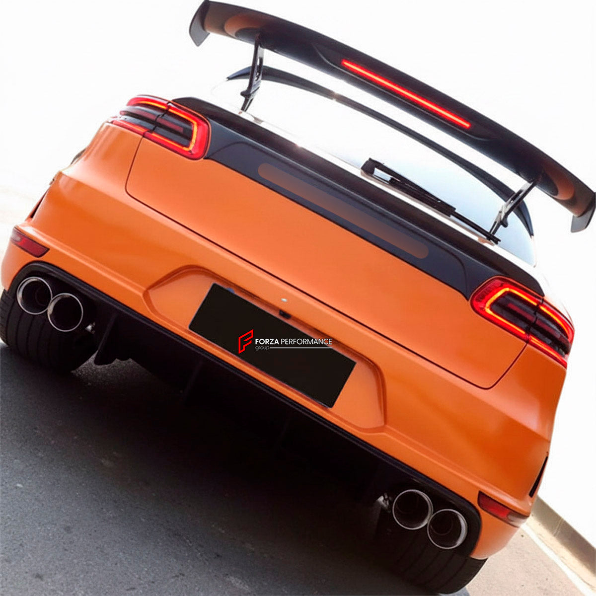 CARBON BODY KIT for Porsche Macan 95B.1 2014 - 2018
Set includes:

Front Bumper Assembly
Hood Bonnet
Front Fenders
Side Skirts
Body Side Door Moldings
Rear Fenders
Roof Spoiler
Ducktail Spoiler
Rear Bumper
Rear Diffuser
Material: Carbon

NOTE: Professional installation is required.