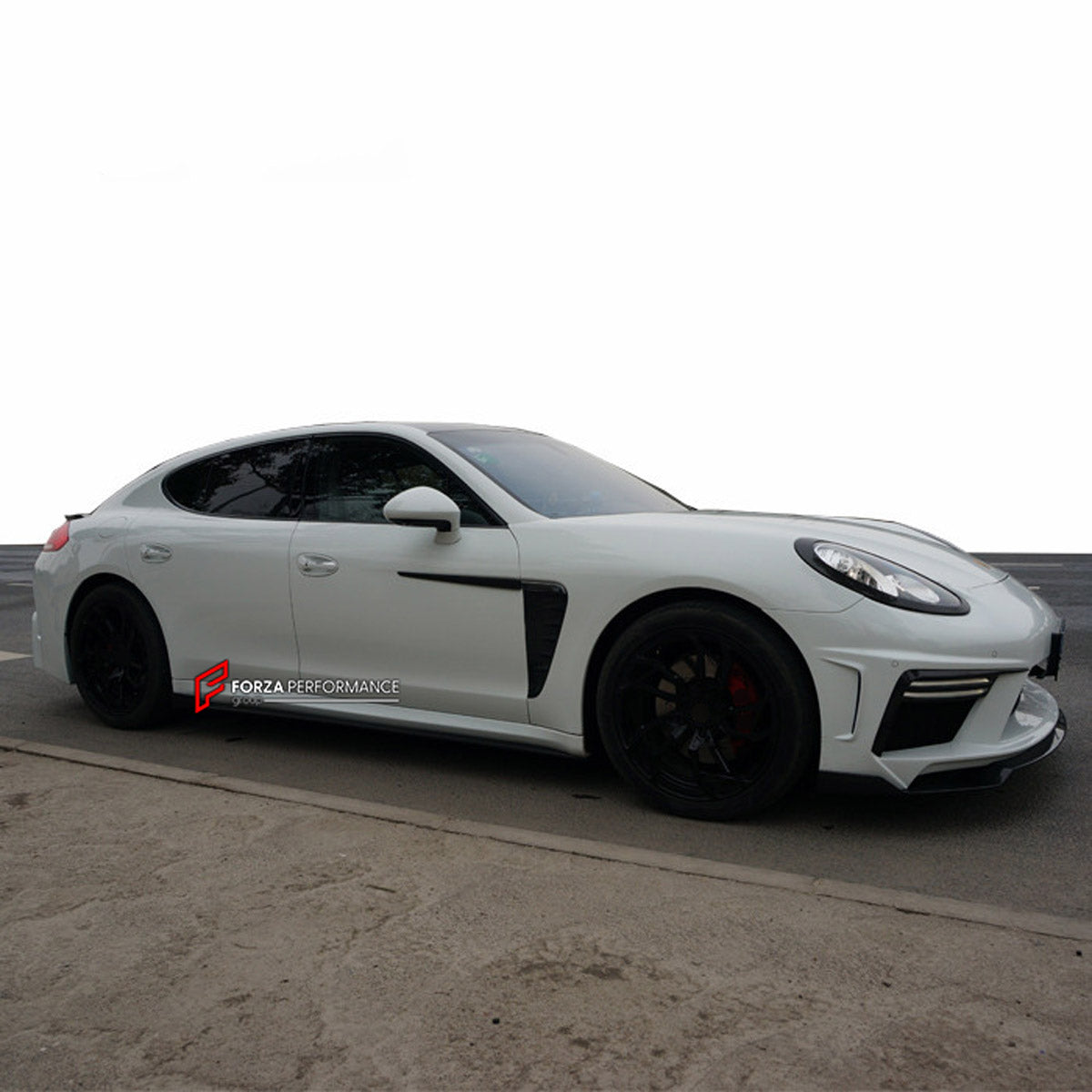 CARBON BODY KIT for PORSCHE PANAMERA 970 2009 - 2016

Set Include:

Front Bumper
Side Skirts
Rear Bumper
Material: Carbon

Note: Professional installation is required.