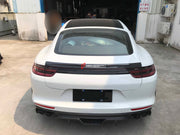CARBON BODY KIT FOR PORSCHE PANAMERA 971 2017 - 2023

Set includes:

Front Lip
Side skirts
Side Vent
Rear Diffuser
Rear Spoiler

Material: Carbon + Plastic

NOTE: Professional installation is required. Factory LED DRL must be reused