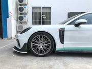 CARBON BODY KIT FOR PORSCHE PANAMERA 971 2017 - 2023

Set includes:

Front Lip
Side skirts
Side Vent
Rear Diffuser
Rear Spoiler

Material: Carbon + Plastic

NOTE: Professional installation is required. Factory LED DRL must be reused