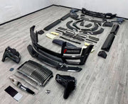 CARBON BODY KIT for ROLLS ROYCE CULLINAN 2024+ FORZA PERFORMANCE custom fit 1016
Set includes:

Front Lip
Front Bumper Assembly
Front Fenders Flares
Side Skirts
Body Side Door Moldings
Rear Fenders Flares
Roof Spoiler
Ducktail Spoiler
Rear Diffuser
Material: Carbon

NOTE: Professional installation is required.
