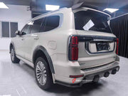 CARBON BODY KIT for TANK 500 2022+

Set includes:

Front Lip
Front Grille
Hood
Fender Flares
Roof Spoiler
Trunk Spoiler
Rear Diffuser

Material: Carbon

Note: Professional installation is required.