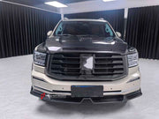CARBON BODY KIT for GWM TANK 500 2022+

Set includes:

Front Lip
Front Grille
Hood
Fender Flares
Roof Spoiler
Trunk Spoiler
Rear Diffuser

Material: Carbon

Note: Professional installation is required.

