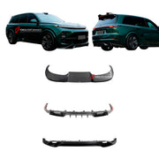 Carbon Body Kit for Lixiang L9 2022+
Set includes:

Front Lip
Diffuser
Roof Spoiler
Material: Carbon (Can be made in Forged Carbon)

NOTE: Professional installation is required.