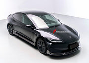 Carbon Body Kit for Tesla Model 3 2017 - 2023
Set includes:

Front Lip
Side Skirts
Diffuser
Spoiler
Material: Carbon (Can be made in Forged Carbon)

NOTE: Professional installation is required.