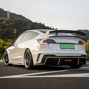 CARBON BODY KIT for TESLA MODEL 3 2017 - 2023

Set includes:

Front Lip
Front Bumper Assembly
Front Bumper Canards
Hood / Bonnet

Side Skirts

Rear Spoiler (3 option)
Rear Bumper
Rear Diffuser

Material: Wet Carbon with Fiberglass

NOTE: Professional installation is required.

Why “Contact Us for Pricing”?

We don’t display fixed prices because our goal is to offer you the most competitive deal possible. Product costs often decrease over time, and by requesting a quote, you’ll receive our most up-to-date pr