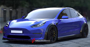 CARBON BODY KIT for TESLA MODEL 3 2017+

Set Include:

Front Bumper
Fender Flares
Side Skirts
Rear Spoiler
Rear Diffuser
Material: Carbon

Note: Professional installation is required.