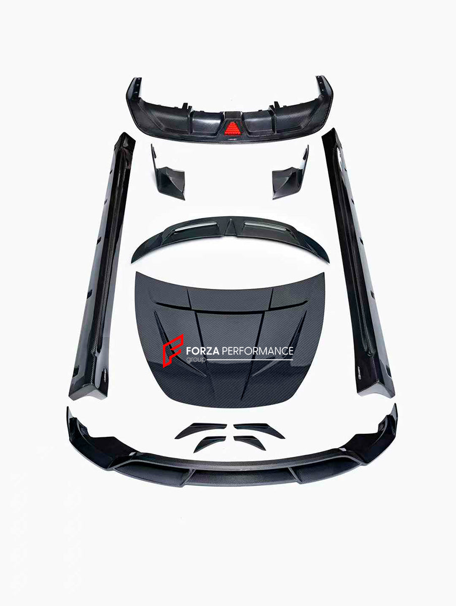 CARBON BODY KIT for TESLA MODEL 3 2023+


Set includes:

Front Lip
Front Bumper Trims
Hood / Bonnet
Side Skirts
Rear Spoiler
Rear Diffuser

Material: Carbon

Note: Professional installation is required.

Contact us for pricing.
