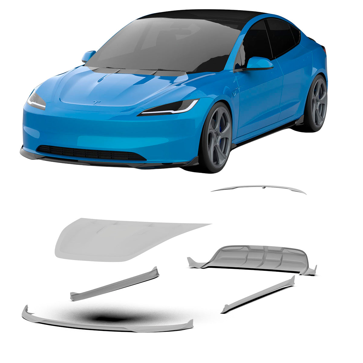CARBON BODY KIT for TESLA MODEL 3 FACELIFT 2023+

Set includes:

Front Lip

Hood / Bonnet

Side Skirts

Rear Spoiler

Rear Diffuser

Material: Wet Carbon or Fiberglass

NOTE: Professional installation is required.

Why “Contact Us for Pricing”?

We don’t display fixed prices because our goal is to offer you the most competitive deal possible. Product costs often decrease over time, and by requesting a quote, you’ll receive our most up-to-date price on market.

SECURED PAYMENT METHODS&nbsp;
PayPal (+4.4% fee