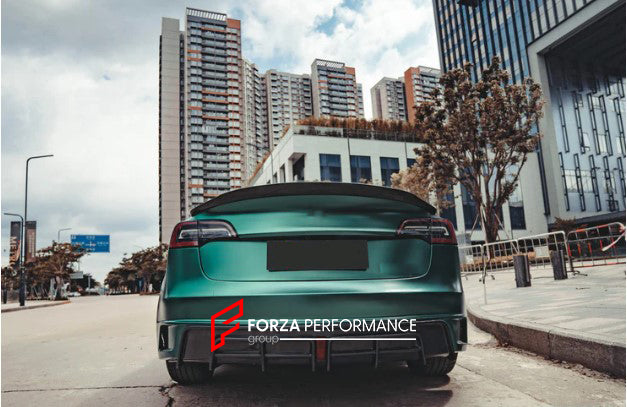 CARBON FIBER BODY KIT for TESLA Model 3 2017+ FRONT LIP REAR DIFFUSER AND BUMPER SIDE SKIRTS