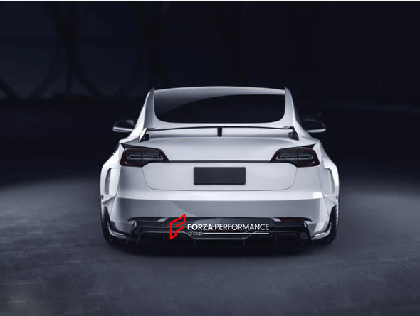 CARBON FIBER BODY KIT for TESLA Model 3 2017+ FRONT LIP REAR DIFFUSER SIDE SKIRTS SPOILER