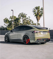 CARBON BODY KIT for TESLA MODEL X 2016 - 2021

Set includes:

Front Lip
Fog Light Trims
Fender Flares
Side Skirts
Rear Spoiler
Rear Diffuser

Material: Carbon + Fiberglass

Note: Professional installation is required

Payment ►
Visa
Mastercard
PayPal with a credit card (add 4.4% at checkout)
Payoneer
Cryptocurrency
Shipment ►
By express DHL/UPS/TNT/FedEx
To the local international airport
Special line by air
Special line by the sea
To Europe and the UK by train

Please let us know which shipping option you 