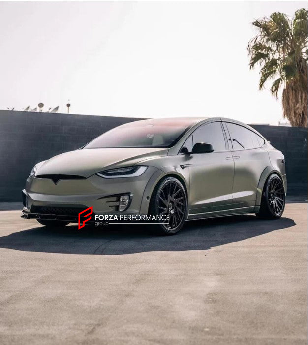 CARBON BODY KIT for TESLA MODEL X 2016 - 2021

Set includes:

Front Lip
Fog Light Trims
Fender Flares
Side Skirts
Rear Spoiler
Rear Diffuser

Material: Carbon + Fiberglass

Note: Professional installation is required

Payment ►
Visa
Mastercard
PayPal with a credit card (add 4.4% at checkout)
Payoneer
Cryptocurrency
Shipment ►
By express DHL/UPS/TNT/FedEx
To the local international airport
Special line by air
Special line by the sea
To Europe and the UK by train

Please let us know which shipping option you 