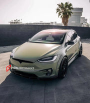 CARBON BODY KIT for TESLA MODEL X 2016 - 2021

Set includes:

Front Lip
Fog Light Trims
Fender Flares
Side Skirts
Rear Spoiler
Rear Diffuser

Material: Carbon + Fiberglass

Note: Professional installation is required

Payment ►
Visa
Mastercard
PayPal with a credit card (add 4.4% at checkout)
Payoneer
Cryptocurrency
Shipment ►
By express DHL/UPS/TNT/FedEx
To the local international airport
Special line by air
Special line by the sea
To Europe and the UK by train

Please let us know which shipping option you 