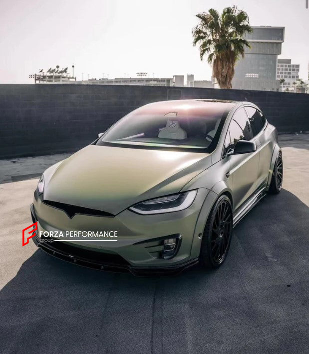 CARBON BODY KIT for TESLA MODEL X 2016 - 2021

Set includes:

Front Lip
Fog Light Trims
Fender Flares
Side Skirts
Rear Spoiler
Rear Diffuser

Material: Carbon + Fiberglass

Note: Professional installation is required

Payment ►
Visa
Mastercard
PayPal with a credit card (add 4.4% at checkout)
Payoneer
Cryptocurrency
Shipment ►
By express DHL/UPS/TNT/FedEx
To the local international airport
Special line by air
Special line by the sea
To Europe and the UK by train

Please let us know which shipping option you 