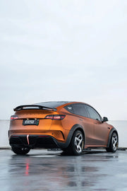 CARBON BODY KIT for TESLA MODEL Y 2020 - 2024

Set includes:

Front Lip
Front Bumper Assembly

Front Fender Flares
Hood / Bonnet

Side Skirts

Rear Fender Flares
Rear Spoiler
Rear Bumper
Rear Diffuser

Material:&nbsp;Wet Carbon with Fiberglass

NOTE:&nbsp;Professional installation is required.

Why “Contact Us for Pricing”?

We don’t display fixed prices because our goal is to offer you the most competitive deal possible. Product costs often decrease over time, and by requesting a quote, you’ll receive our 