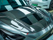 CARBON BODY KIT for TESLA MODEL Y 2020+

Set includes:

Front Lip
Hood
Rear Spoiler
Rear Diffuser

Material: Carbon

Note: Professional installation is required