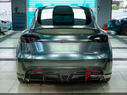 CARBON BODY KIT for TESLA MODEL Y 2020+

Set includes:

Front Lip
Hood
Rear Spoiler
Rear Diffuser

Material: Carbon

Note: Professional installation is required