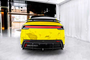 CARBON BODY KIT for TESLA MODEL Y FACELIFT 2025+

Set includes:

Front Lip
Front Bumper Canards
Hood Bonnet
Side Skirts
Rear Spoiler
Rear Diffuser

Material: Carbon

Note: Professional installation is required