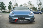 CARBON BODY KIT FOR TESLA MODEL Y 2020+

Set includes:

Front Lip

Front Bumper Canards
Side Skirts
Rear Bumper
Rear Spoiler

Material: Carbon Fiber

Note: Professional installation is required