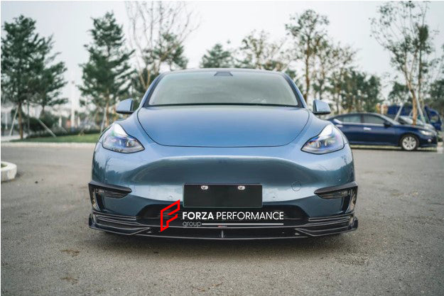 CARBON BODY KIT FOR TESLA MODEL Y 2020+

Set includes:

Front Lip

Front Bumper Canards
Side Skirts
Rear Bumper
Rear Spoiler

Material: Carbon Fiber

Note: Professional installation is required