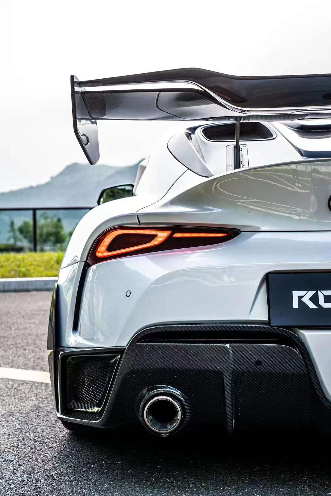 CARBON WIDE BODY KIT for TOYOTA GR SUPRA A90 2019+

Set includes:

Front Lip
Front Bumper Assembly

Hood / Bonnet

Front Fenders
Side Skirts

Rear Fenders
Roof Air Scoop
Rear Window Cover
Rear Wing Spoiler

Rear Bumper
Rear Diffuser

Material:&nbsp;Wet Carbon with Fiberglass

NOTE:&nbsp;Professional installation is required. After installation needs recalibrating ACC.

Why “Contact Us for Pricing”?

We don’t display fixed prices because our goal is to offer you the most competitive deal possible. Product co