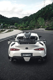 CARBON WIDE BODY KIT for TOYOTA GR SUPRA A90 2019+

Set includes:

Front Lip
Front Bumper Assembly

Hood / Bonnet

Front Fenders
Side Skirts

Rear Fenders
Roof Air Scoop
Rear Window Cover
Rear Wing Spoiler

Rear Bumper
Rear Diffuser

Material:&nbsp;Wet Carbon with Fiberglass

NOTE:&nbsp;Professional installation is required. After installation needs recalibrating ACC.

Why “Contact Us for Pricing”?

We don’t display fixed prices because our goal is to offer you the most competitive deal possible. Product co