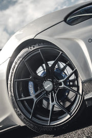 CARBON WIDE BODY KIT for TOYOTA GR SUPRA A90 2019+

Set includes:

Front Lip
Front Bumper Assembly

Hood / Bonnet

Front Fenders
Side Skirts

Rear Fenders
Roof Air Scoop
Rear Window Cover
Rear Wing Spoiler

Rear Bumper
Rear Diffuser

Material:&nbsp;Wet Carbon with Fiberglass

NOTE:&nbsp;Professional installation is required. After installation needs recalibrating ACC.

Why “Contact Us for Pricing”?

We don’t display fixed prices because our goal is to offer you the most competitive deal possible. Product co