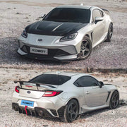 CARBON BODY KIT for TOYOTA GR86 SUBARU BRZ ZN8 2021+

Set includes:

Front Lip
Front Bumper Assembly

Hood / Bonnet
Replacement Front Fenders
Side Skirts

Roof Scoop
Rear Window Trim
Rear Spoiler
Rear Bumper
Rear Diffuser

Material:&nbsp;Wet Carbon with Fiberglass

NOTE:&nbsp;Professional installation is required.&nbsp;

Why “Contact Us for Pricing”?

We don’t display fixed prices because our goal is to offer you the most competitive deal possible. Product costs often decrease over time, and by requesting a