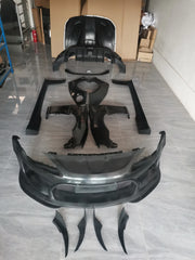 CARBON WIDE BODY KIT for TOYOTA GT86 SUBARU BRZ ZN6 2012 - 2021

Set includes:

Front Lip
Front Bumper Assembly

Front Bumper Canards
Hood / Bonnet
Front Wide Fenders
Side Skirts

Rear Wide Fenders
Rear Wing Spoiler
Rear Spoiler / Ducktail
Rear Bumper
Rear Diffuser

Material:&nbsp;Wet Carbon with Fiberglass

NOTE:&nbsp;Professional installation is required. Fenders cutting is required. Suspension setup should be checked after fitting to avoid contact at full compression.

Recommended Wheels size:

Front:&nb