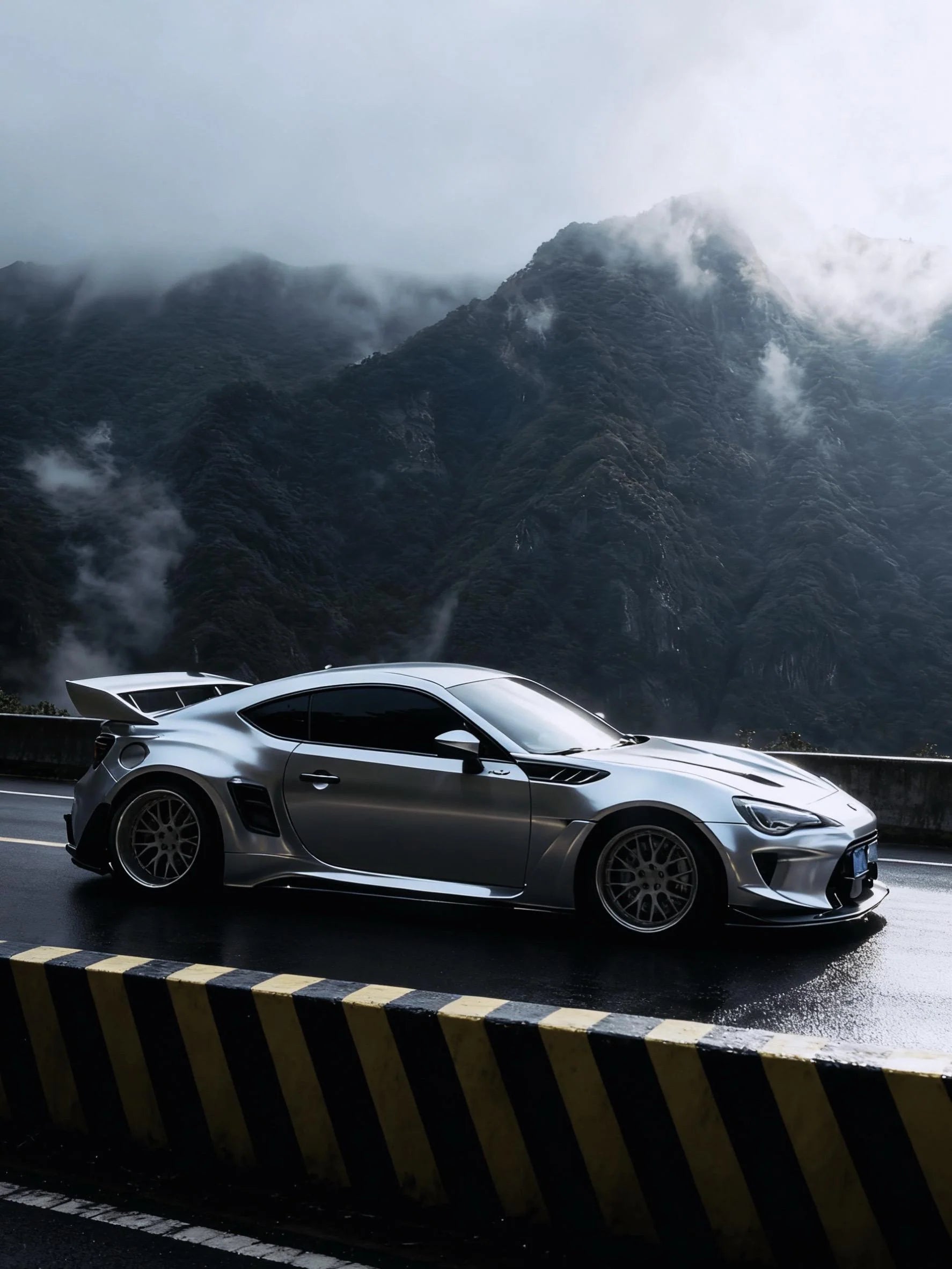 CARBON WIDE BODY KIT for TOYOTA GT86 SUBARU BRZ ZN6 2012 - 2021

Set includes:

Front Lip
Front Bumper Assembly

Front Bumper Canards
Hood / Bonnet
Front Wide Fenders
Side Skirts

Rear Wide Fenders
Rear Wing Spoiler
Rear Spoiler / Ducktail
Rear Bumper
Rear Diffuser

Material:&nbsp;Wet Carbon with Fiberglass

NOTE:&nbsp;Professional installation is required. Fenders cutting is required. Suspension setup should be checked after fitting to avoid contact at full compression.

Recommended Wheels size:

Front:&nb